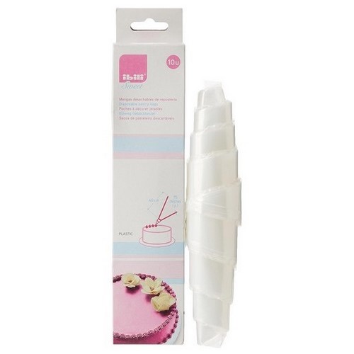 MANGA PASTELERA IBILI SWEET 40CMS 10UD DESECHABLES